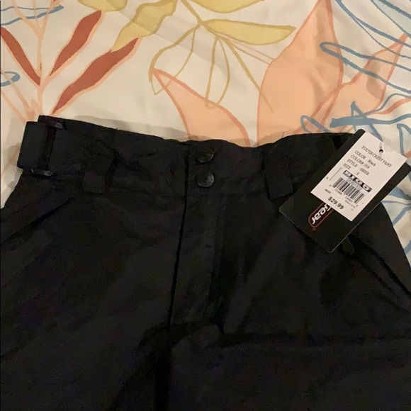 Black Youth Small Snow Pants - Picture 6 of 7